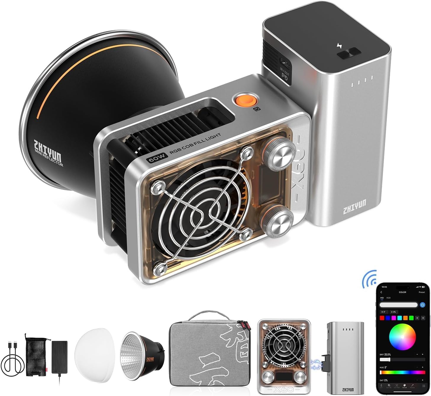 ZHIYUN Molus X60 Combo BiColor · imagen 2