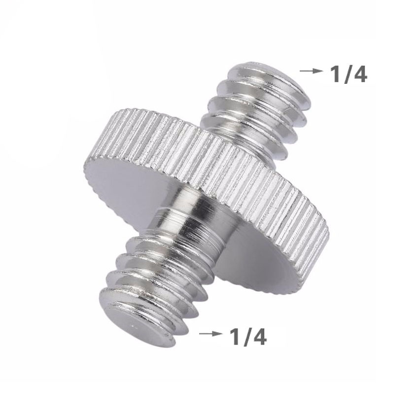 Tornillo doble pin Adaptador 1/4 a 1/4 · imagen 1