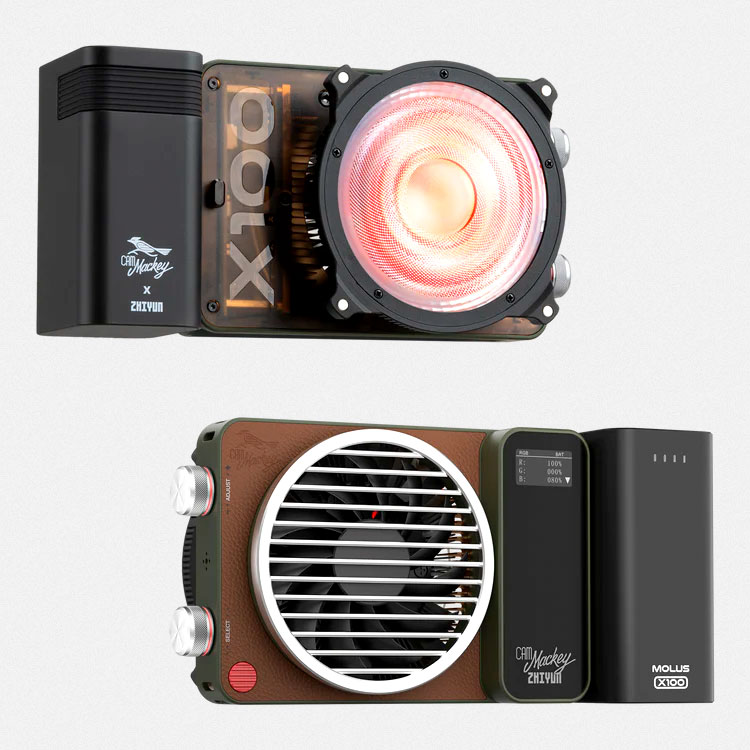 ZHIYUN Molus X100 PRO - RGB - LUZ LED · imagen 4